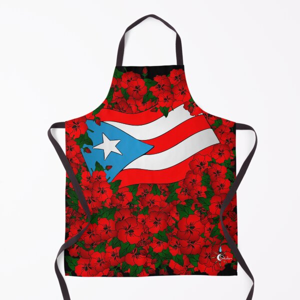Aperçu de l'œuvre Drapeau portoricain Flor de Maga créée et vendue par SoLunAgua ..