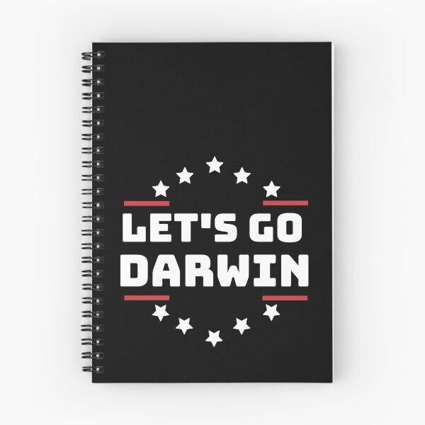 Artikelvorschau, Lets Go Darwin White Text Premium entworfen und verkauft von Design-Maniya.