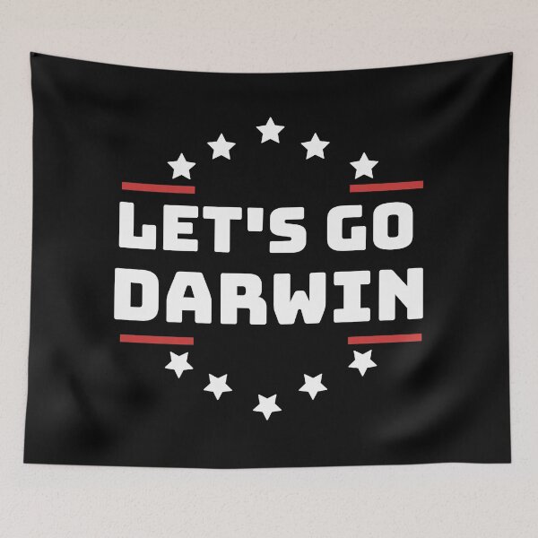 Item preview, Lets Go Darwin White Text Premium designed and sold by Design-Maniya.