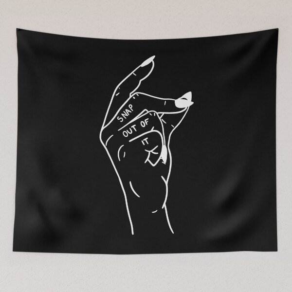 Item preview, Snap Out of It in White designed and sold by Thingamabobbidi.
