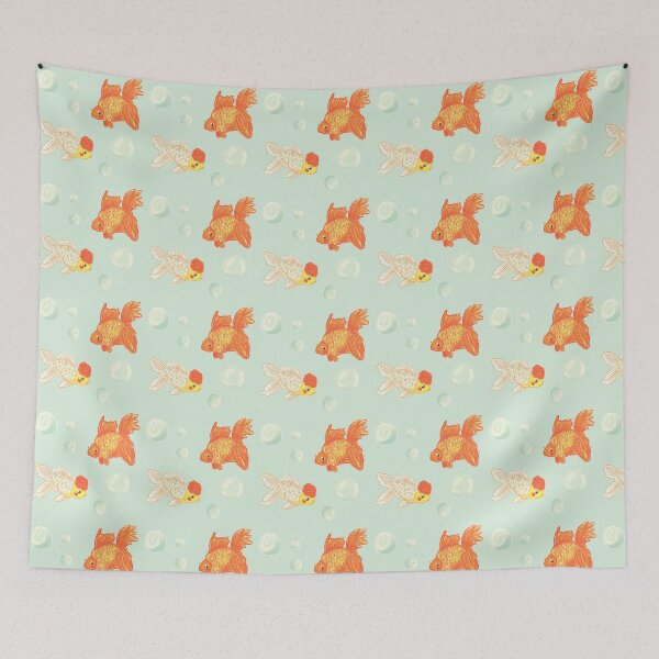 Item preview, Goldfish with Bubbles designed and sold by waddleworks.