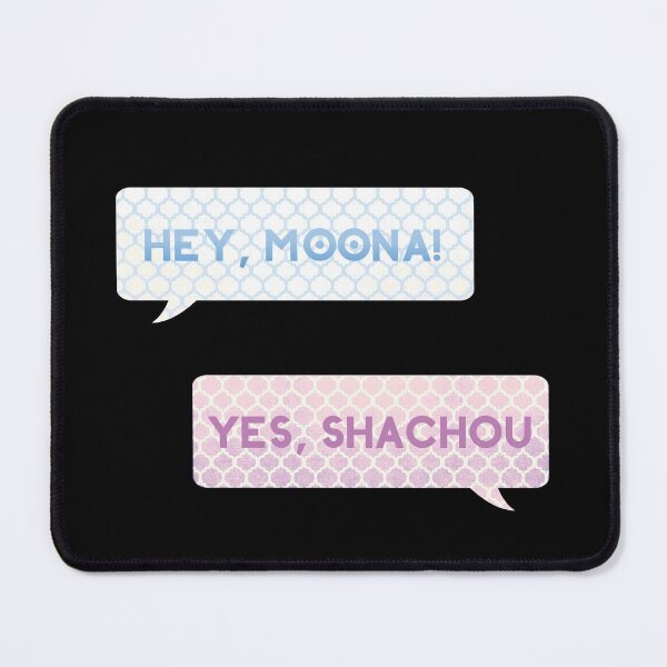 Item preview, Hey, Moona! Yes, Shachou. designed and sold by MarissaTries.