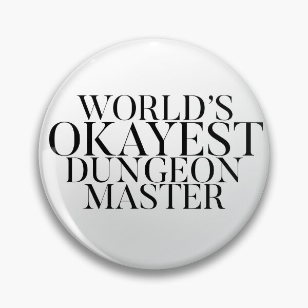 Item preview, World’s Okayest Dungeon Master designed and sold by sassyzeni.
