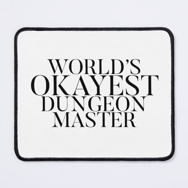 Item preview, World’s Okayest Dungeon Master designed and sold by sassyzeni.