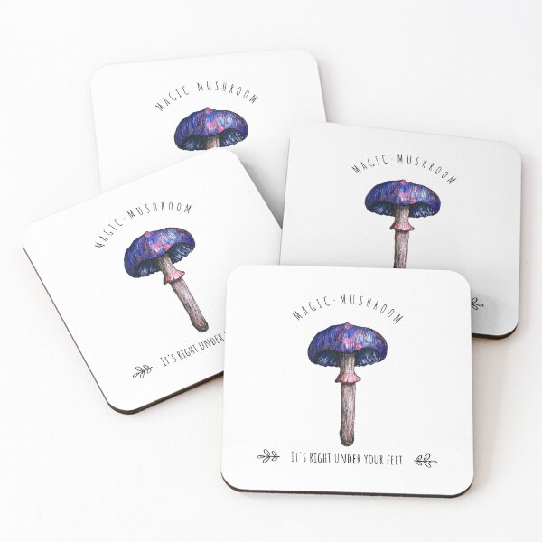 Item preview, Magic Mushroom Tee designed and sold by PODUNUSUAL.