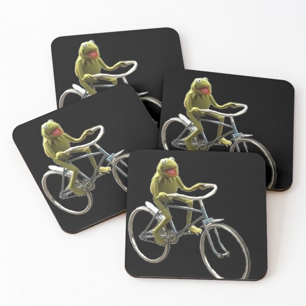 Item preview, Funny kermit riding bike designed and sold by Maaagic.