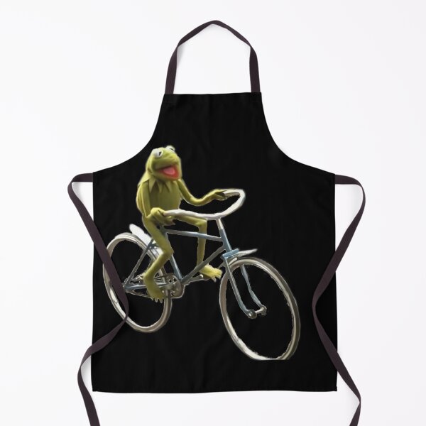 Item preview, Funny kermit riding bike designed and sold by Maaagic.