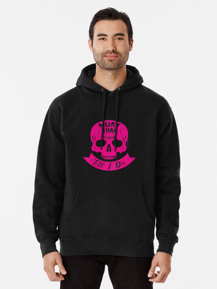 hot pink pullover hoodie