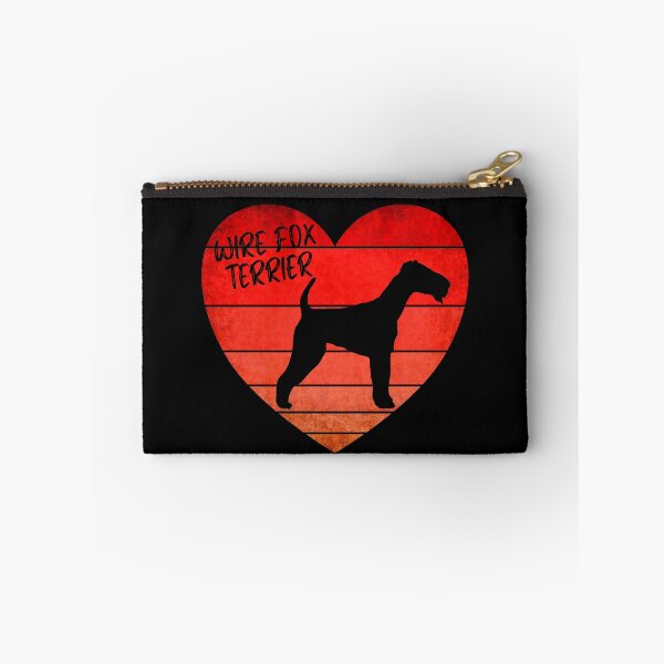 Item preview, Wire Fox Terrier Valentine, Vintage Heart Sunset  designed and sold by ACC .