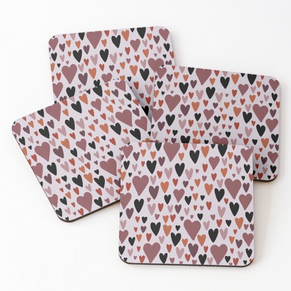 Item preview, Modern Plum Burgundy Heart Valentine's Day Design designed and sold by infinitygrafix.