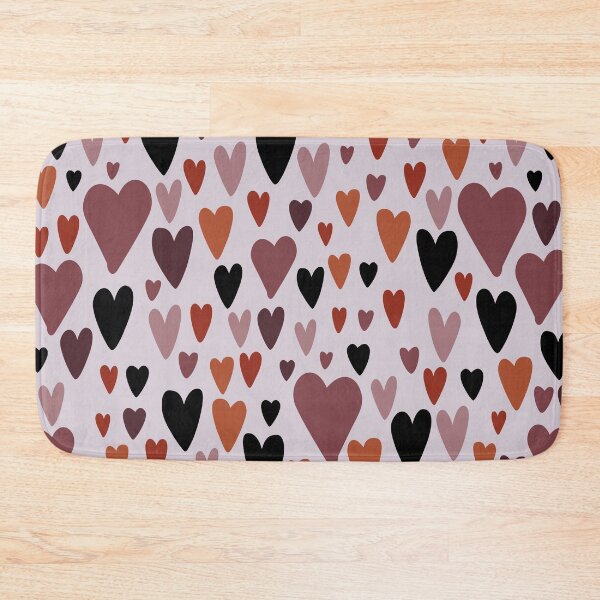 Item preview, Modern Plum Burgundy Heart Valentine's Day Design designed and sold by infinitygrafix.