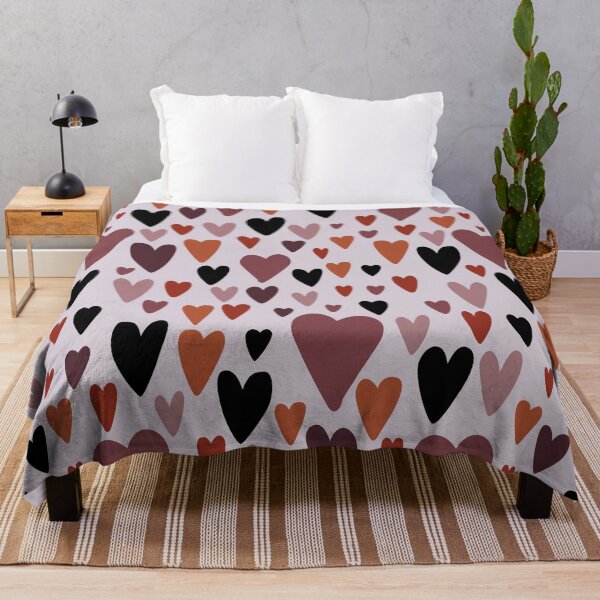 Item preview, Modern Plum Burgundy Heart Valentine's Day Design designed and sold by infinitygrafix.