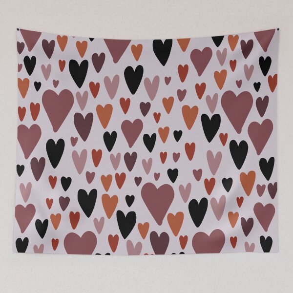 Item preview, Modern Plum Burgundy Heart Valentine's Day Design designed and sold by infinitygrafix.
