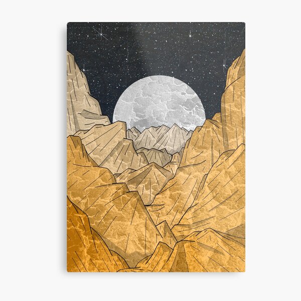 Copper Mounts Metal Print