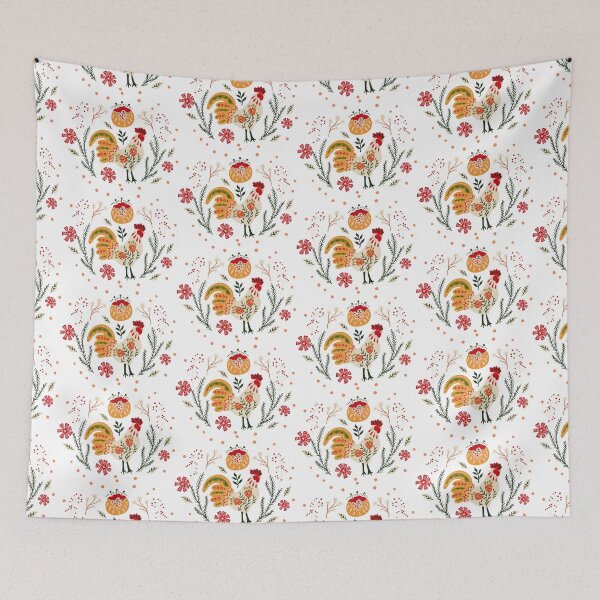 Item preview, Folk Art Rooster designed and sold by CraftyBee.