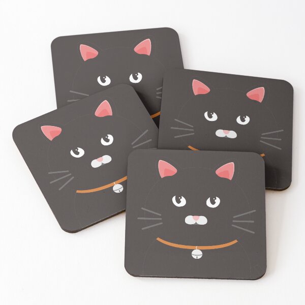 Item preview, Black Cute Cat designed and sold by vlyn18.