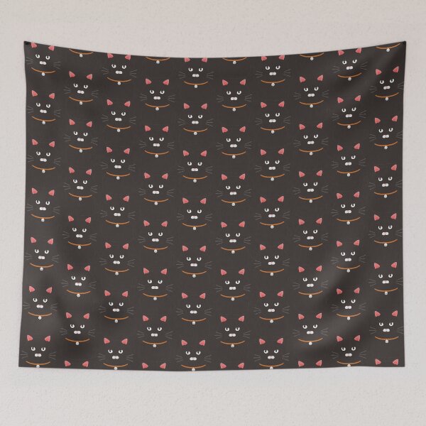 Item preview, Black Cute Cat designed and sold by vlyn18.