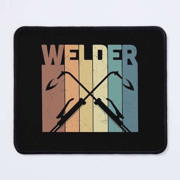 Item preview, Retro Vintage Distressed Typography I Am a Welder - Trendy Welding Is Like Sewing With Fire Design Gift Idea For Welders designed and sold by Prince - Bestseller ★★★★★.