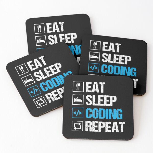 Item preview, Eat Sleep Coding Repeat designed and sold by tjred01.