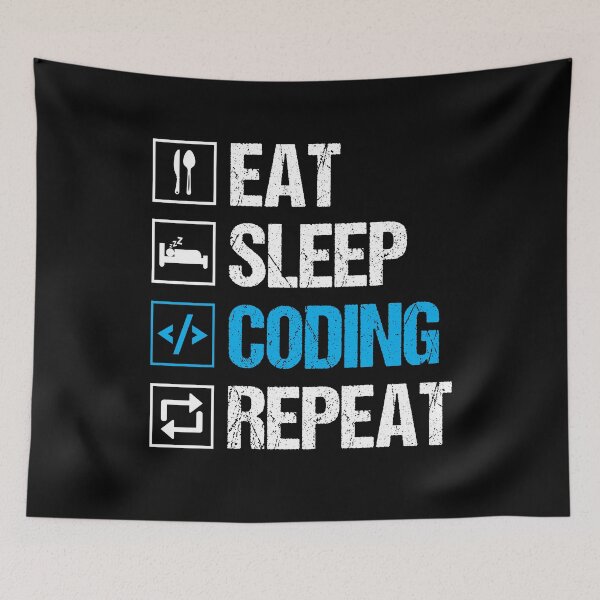 Item preview, Eat Sleep Coding Repeat designed and sold by tjred01.