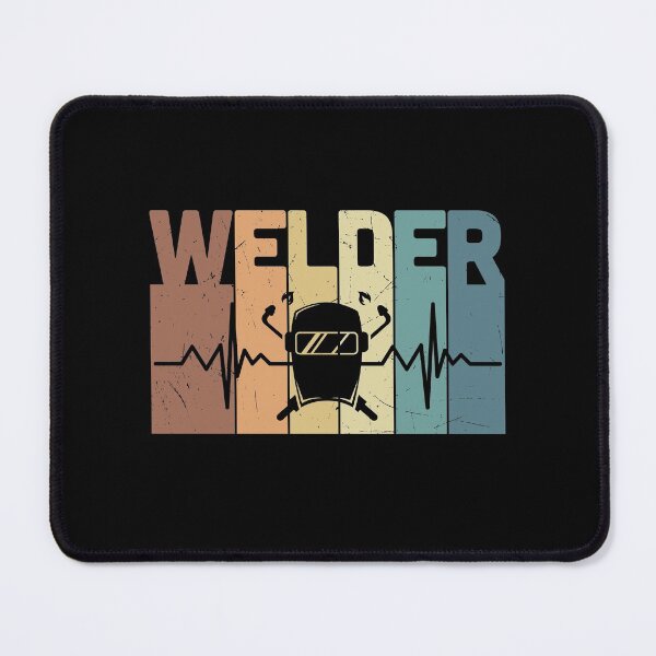Item preview, Retro Vintage Distressed Typography I Am a Welder - Trendy Welding Is Like Sewing With Fire Design Gift Idea For Welders designed and sold by Prince - Bestseller ★★★★★.