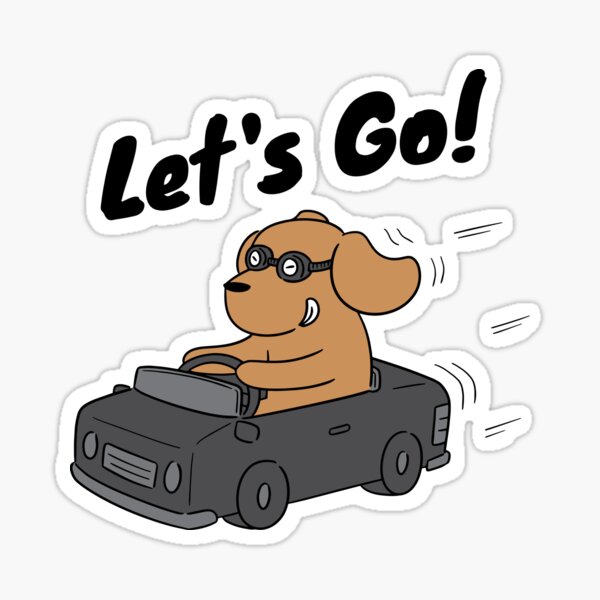Item preview, Dog driving a car designed and sold by rimbuy.