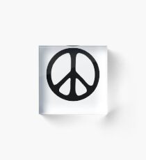 Peace Acrylic Block
