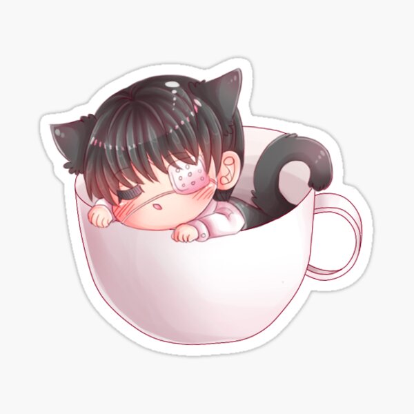 Chibi Neko Kaneki Sticker