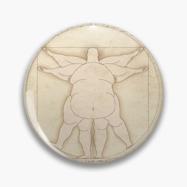 Item preview, Dibujo pesado del hombre de Vitruvio designed and sold by detern.