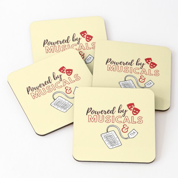 Item preview, Powered By Musicals and Tea designed and sold by LiToDesignCo.