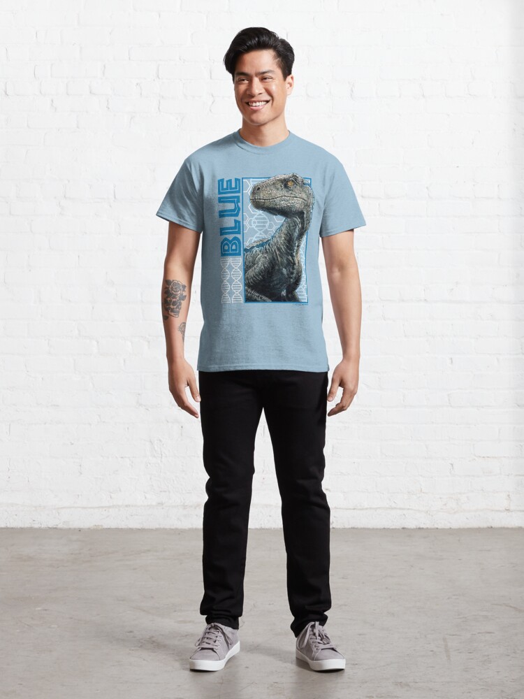 Discover Jurassic World - Blue Fan Art Graphic Classic T-Shirt