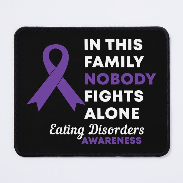 Item preview, In This Family Nobody Fights Alone Eating Disorders Awareness designed and sold by Color-Sparkle.