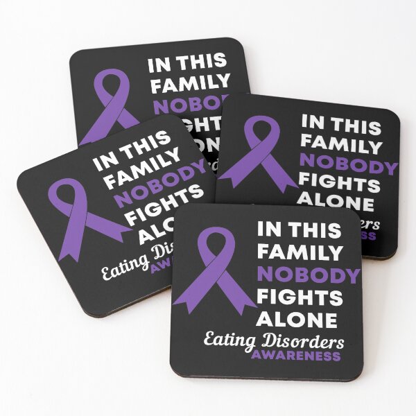 Item preview, In This Family Nobody Fights Alone Eating Disorders Awareness designed and sold by Color-Sparkle.