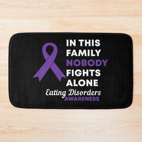 Item preview, In This Family Nobody Fights Alone Eating Disorders Awareness designed and sold by Color-Sparkle.