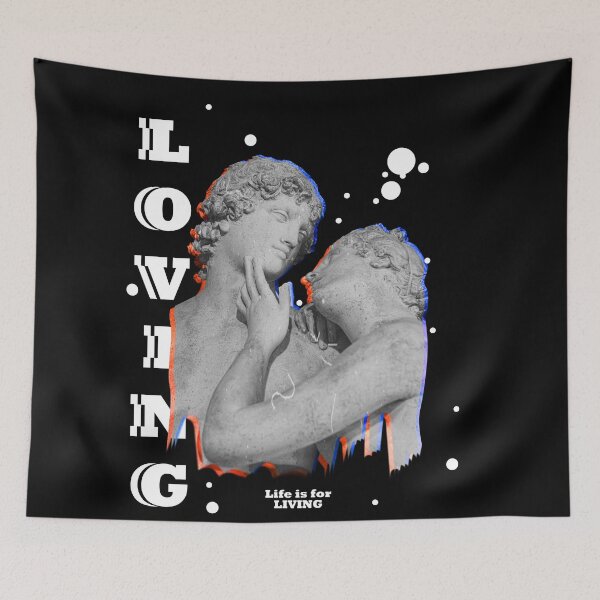 Item preview, LOVING Premium T-shirt designed and sold by RUZMA.