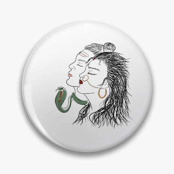Item preview, Portrait of Shiva Parvati  designed and sold by BeryPink.
