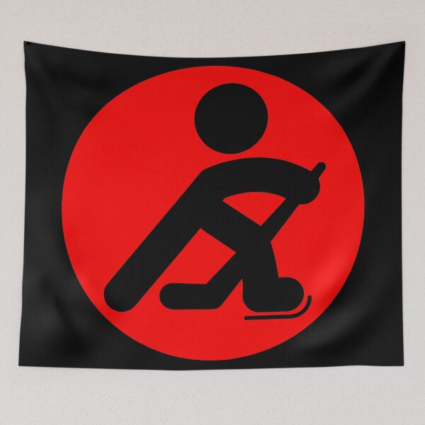 Item preview, HOCKEY PLAYER SILHOUETTE designed and sold by HOCKEYBUBBLE.
