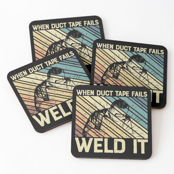 Item preview, When Duct Tape Fails Weld It - Trendy Welding Is Like Sewing With Fire Design Gift Idea For Welders designed and sold by Prince - Bestseller ★★★★★.