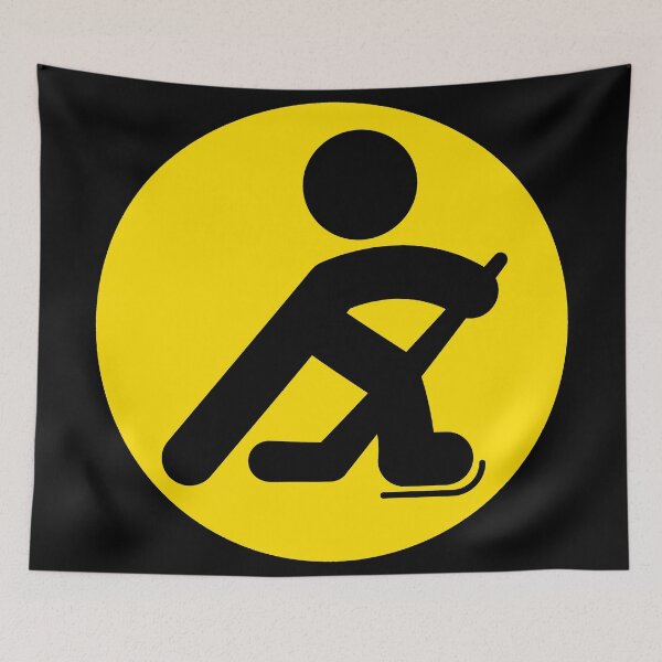 Item preview, HOCKEY PLAYER SILHOUETTE designed and sold by HOCKEYBUBBLE.