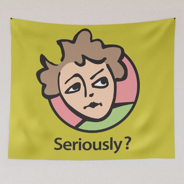 Item preview, Seriously Questioning Retro Woman designed and sold by jeff-jones.