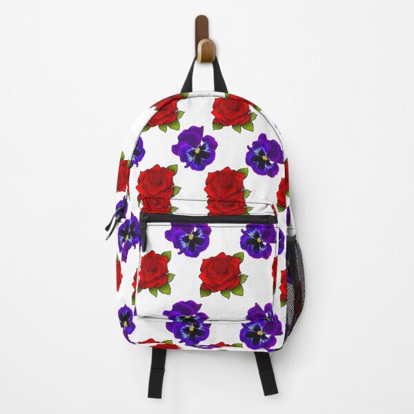 Item preview, Red Rose Blue Flow Pattern designed and sold by Savage-ts.