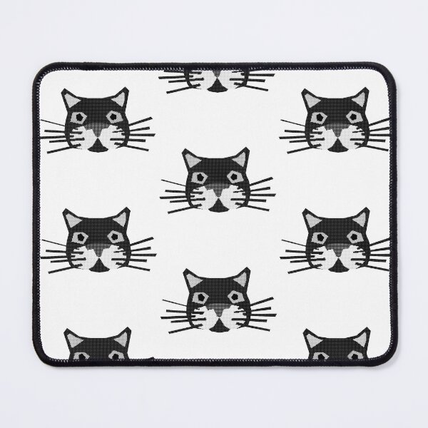 Item preview, Oldschool Runescape Cat Black And White designed and sold by Ineli.