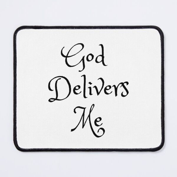 Item preview, God delivers me Christian design designed and sold by seelya83.