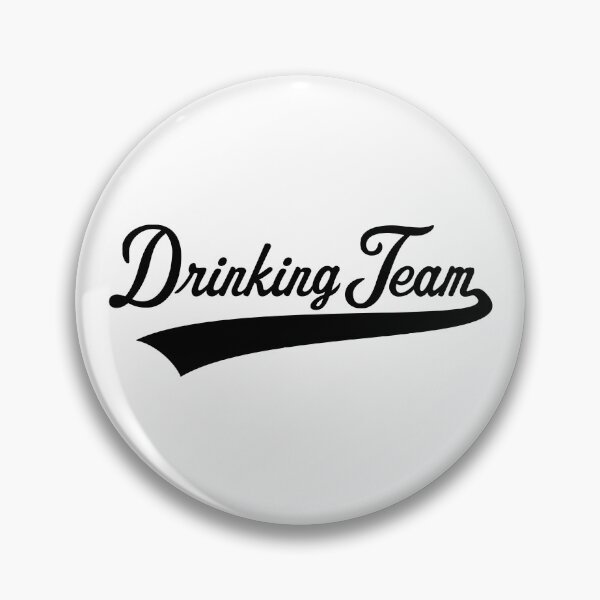 Item preview, Drinking Team Lettering (Beer / Alcohol / Black) designed and sold by MrFaulbaum.