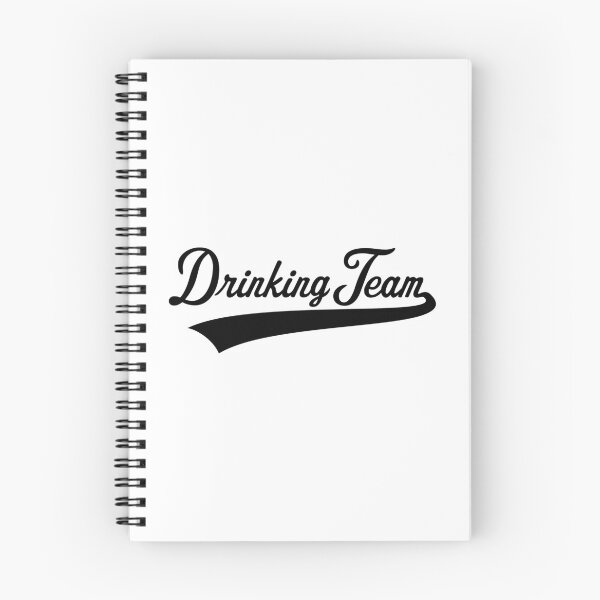 Item preview, Drinking Team Lettering (Beer / Alcohol / Black) designed and sold by MrFaulbaum.