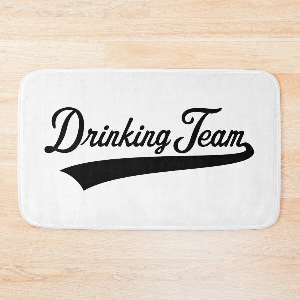 Item preview, Drinking Team Lettering (Beer / Alcohol / Black) designed and sold by MrFaulbaum.