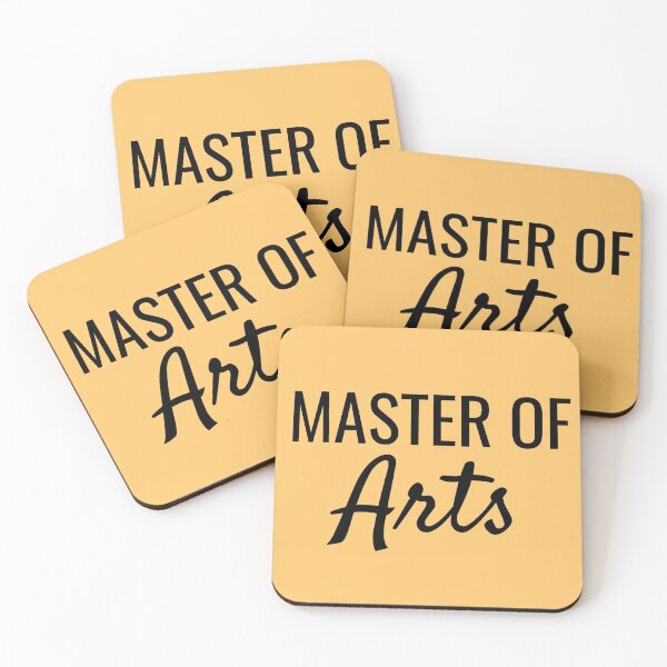 Item preview, Master of Arts Block and Cursive University Text Design designed and sold by SarahJisri.