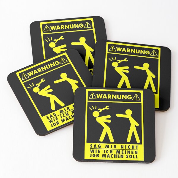 Item preview, Mechanisch Warning Don't Tell Me How To Do My Job for  Engineer Technician or Operator Mechaniker || Funny Sarcastic Deutsh Quote 2022Edition designed and sold by DeepAndCreative.
