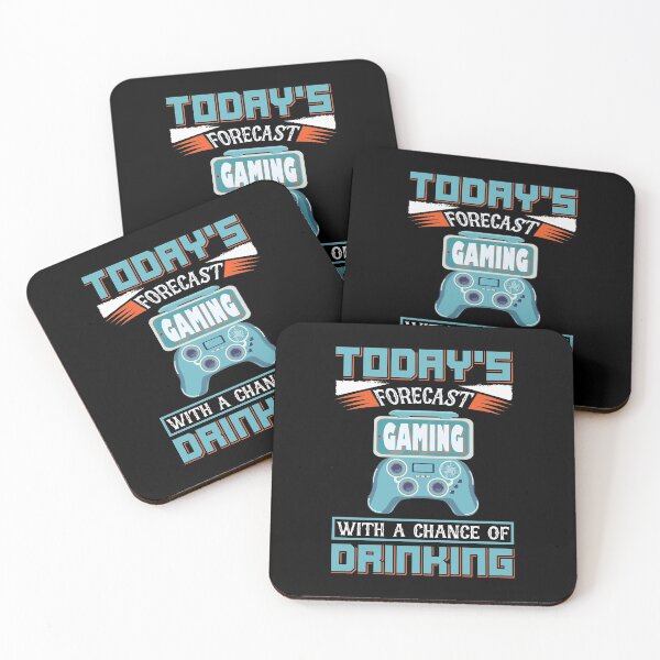 Item preview, Today's Forecast Gaming With A Chance Of Drinking designed and sold by UglyBoyDesign.