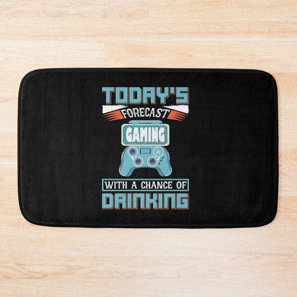 Item preview, Today's Forecast Gaming With A Chance Of Drinking designed and sold by UglyBoyDesign.